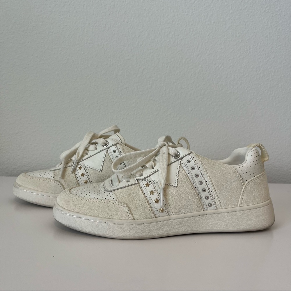 Maje Studded White Sneakers